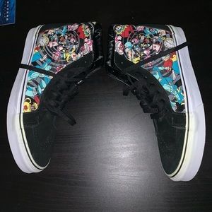 Alice in Wonderland High-Top Vans